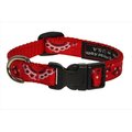 Sassy Dog Wear Sassy Dog Wear BANDANA RED1-C Bandana Dog Collar; Red - Extra Small BANDANA RED1-C